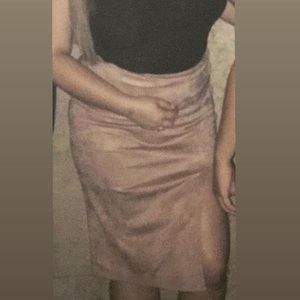 JLux label skirt with slit